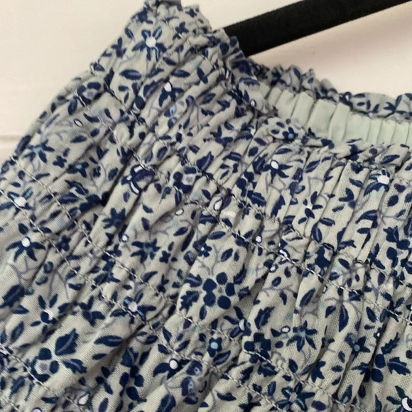 Madewell Floral‎ Shorts Pull On New with Tags Size XL Smocked Waist - Picture 4 of 7